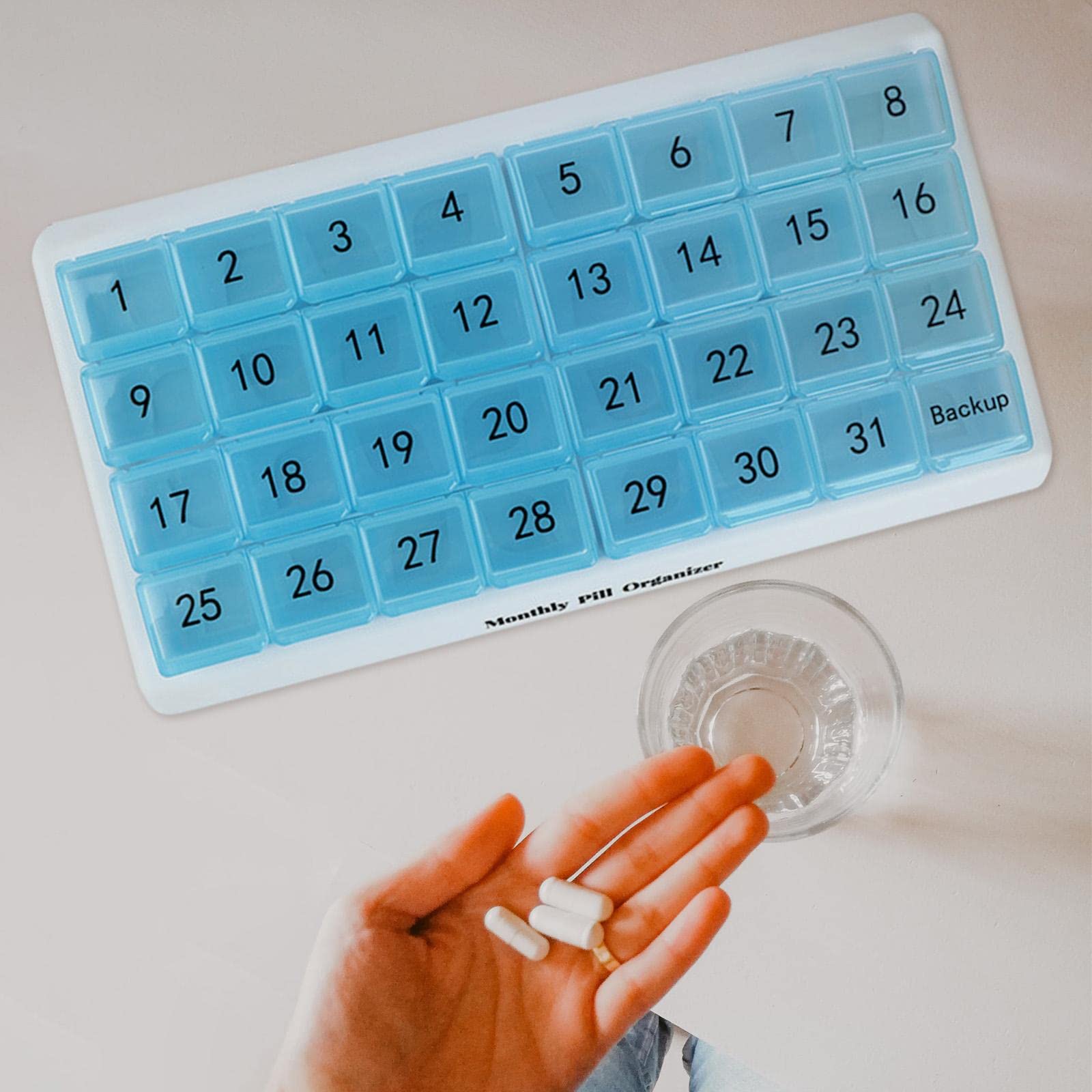 Amazon.co.jp: aeso ピルケース ピルオーガナイザーボックス 小分け